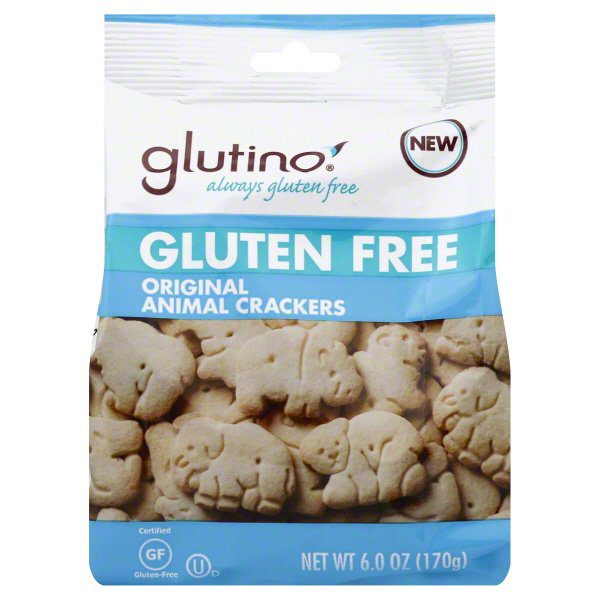 Glutino Animal Crackers Gluten Free, Original Animal Crackers, 6 oz