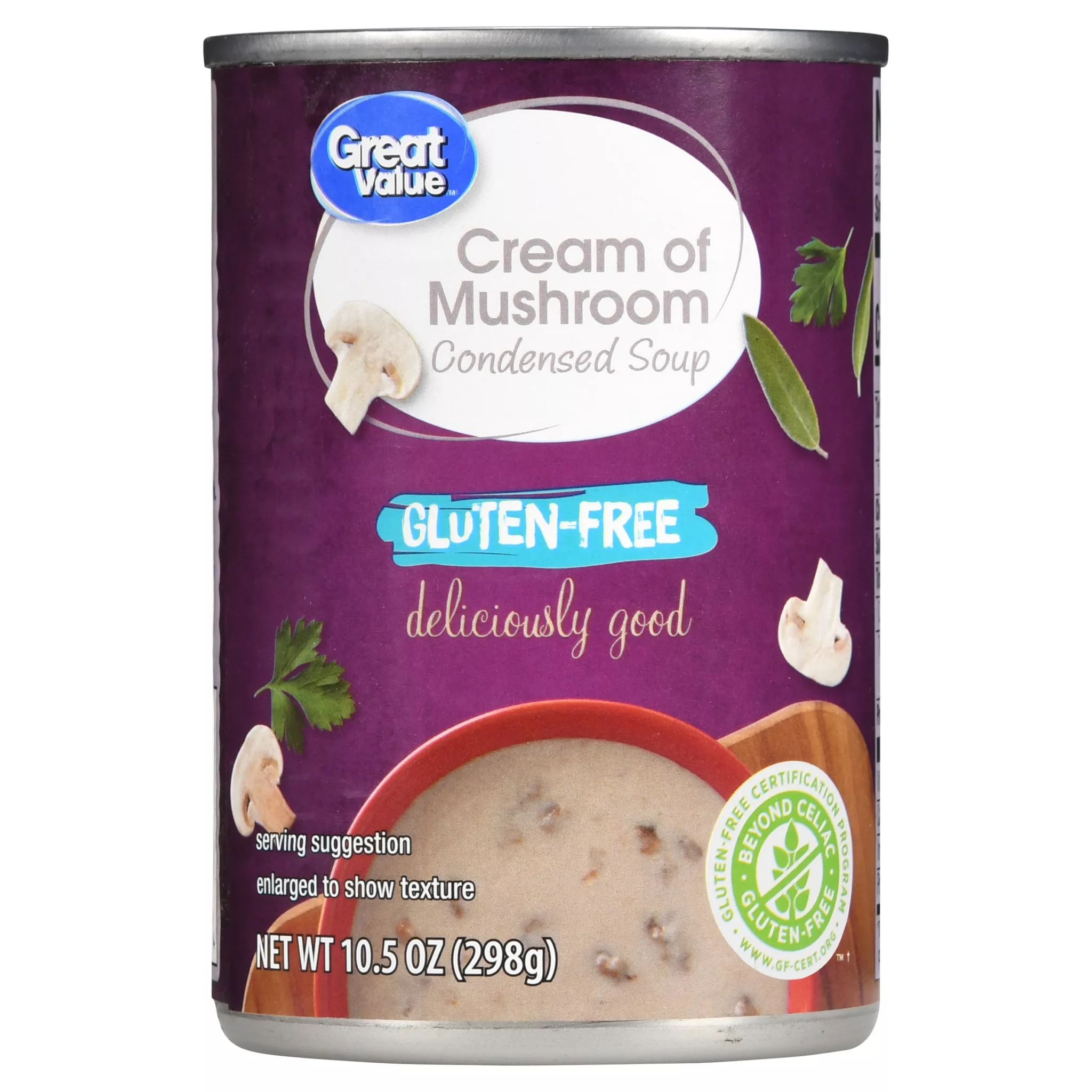 Great Value Gluten Free Cream Of Mushroom Condensed Soup