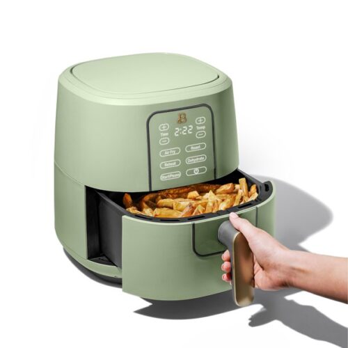 Beautiful Quart Touchscreen Air Fryer, Sage Green by Drew Barrymore