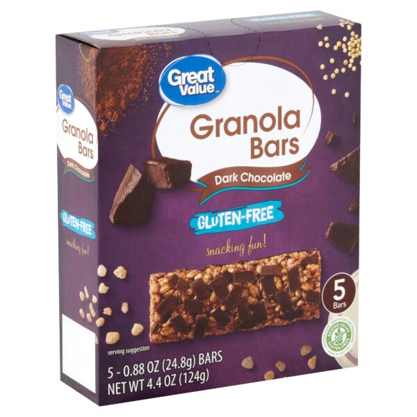 Great Value GlutenFree Dark Chocolate Granola Bars