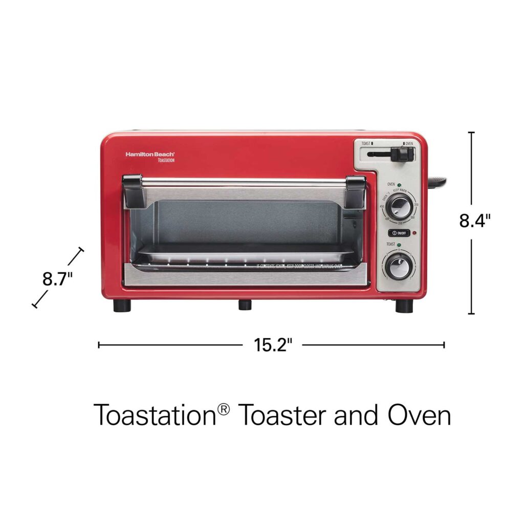 Toastation 2 Slice Toaster and Countertop Toaster Oven from Hamilton Beach
