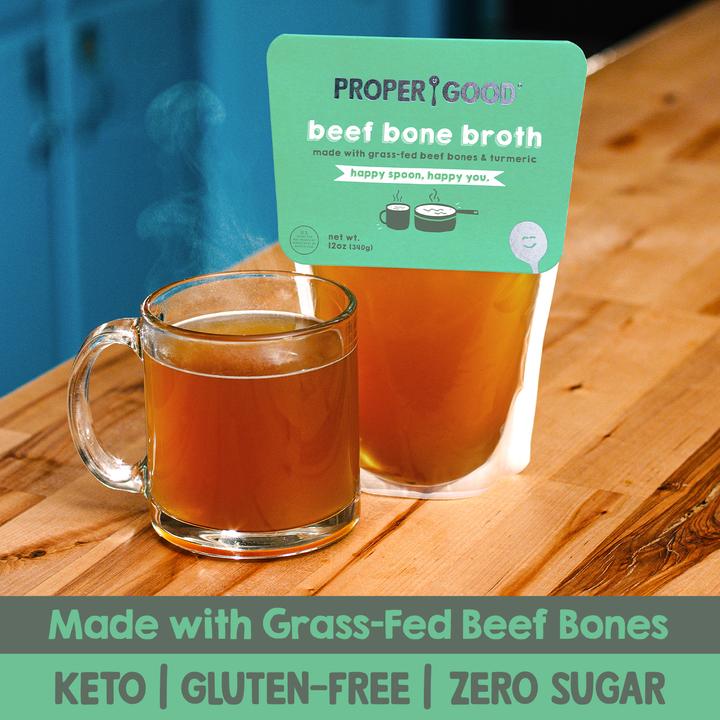 Beef Bone Broth from Proper Good Grass Fed + Source of Collagen!