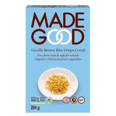 MadeGood Vanilla Brown Rice Crisps Cereal