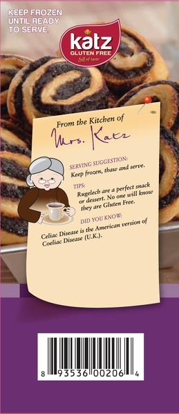 Katz Gluten Free Chocolate Rugelach