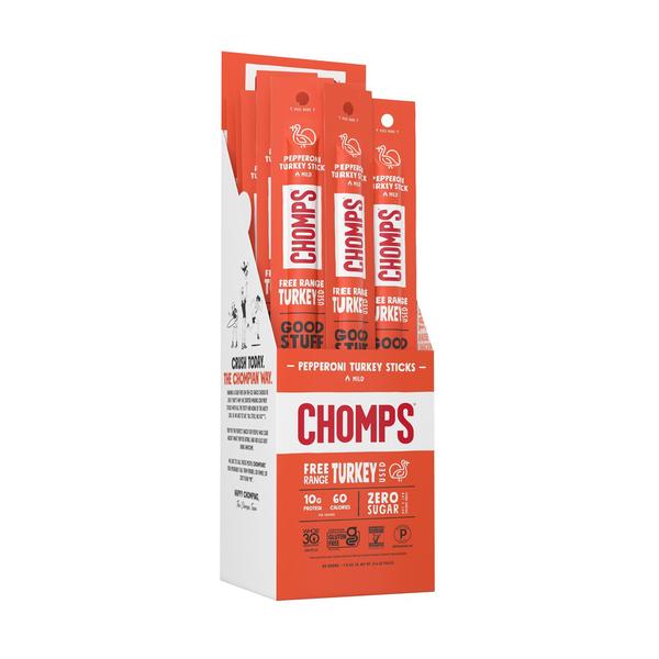 Chomps Pepperoni Turkey Sticks Featured on Gluten Free Journey