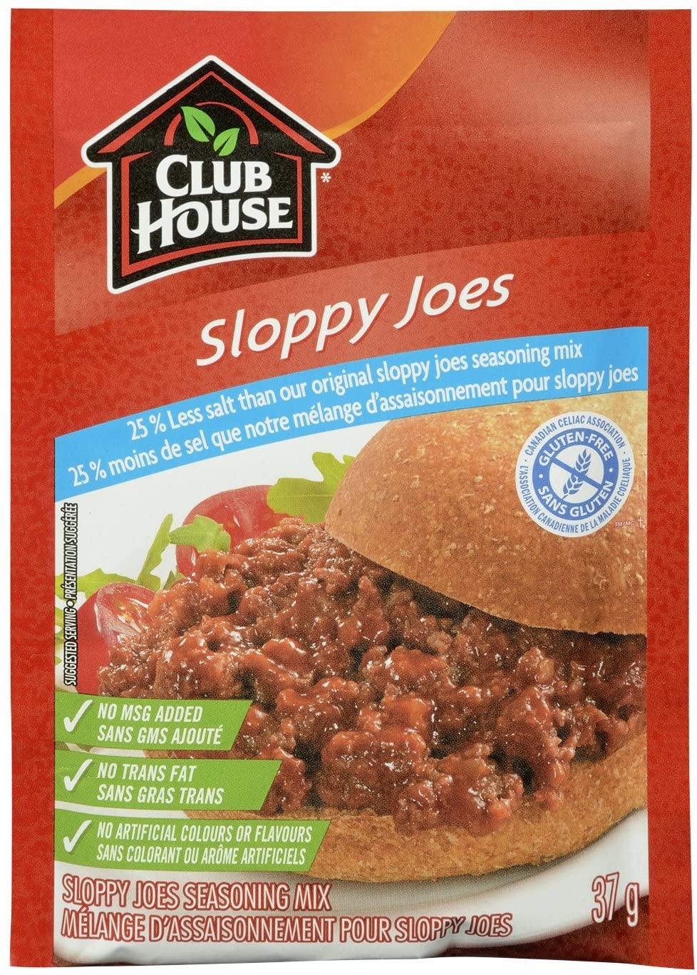 Club House Gluten Free Sloppy Joe Seasoning Mix