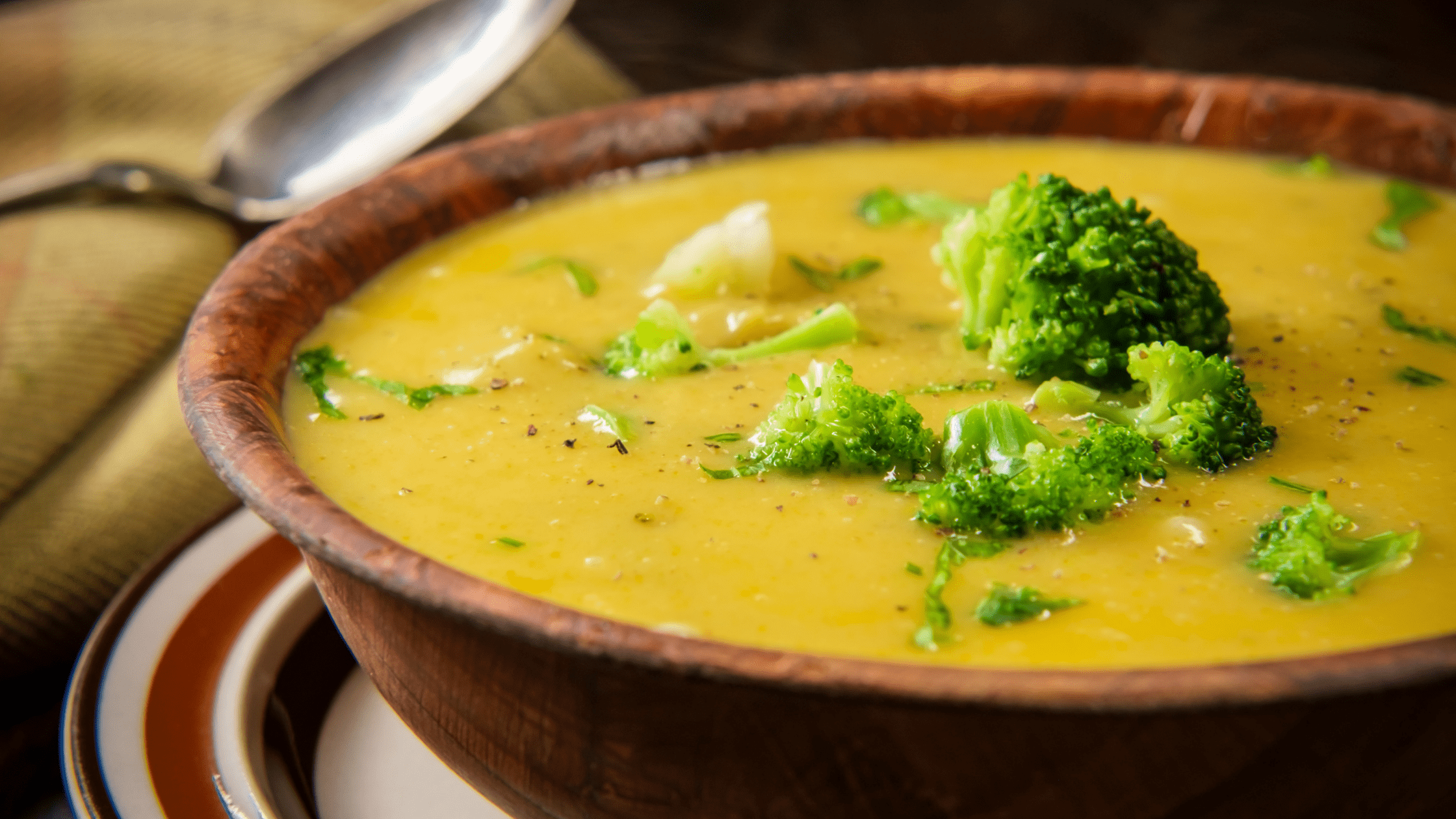 Broccoli Cheddar Soup - Homemade Gluten Free Soup