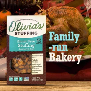 Olivia's Gluten Free Stuffing Rosemary and Sage Family Run Bakery