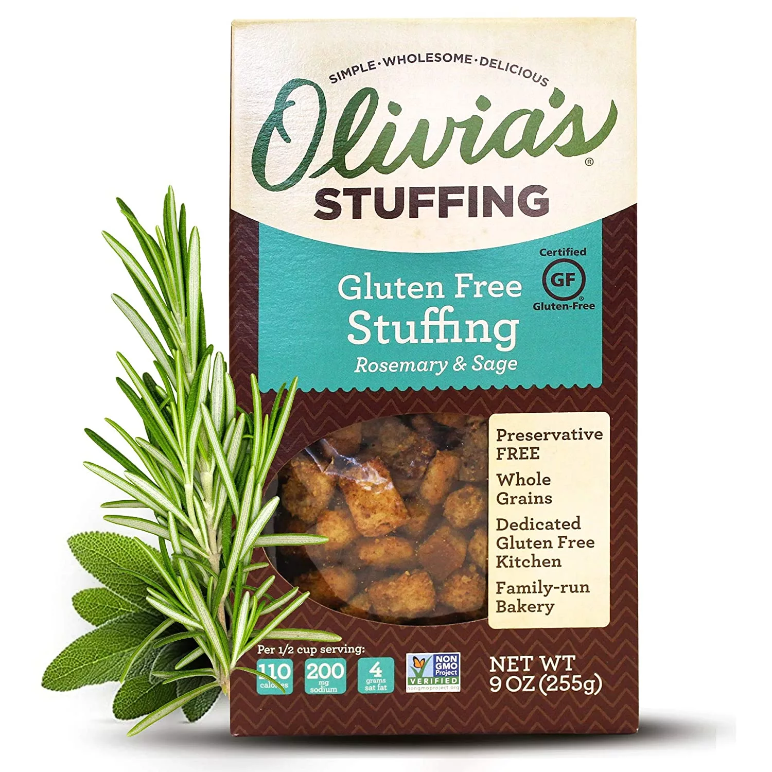 Olivia's Gluten Free Stuffing