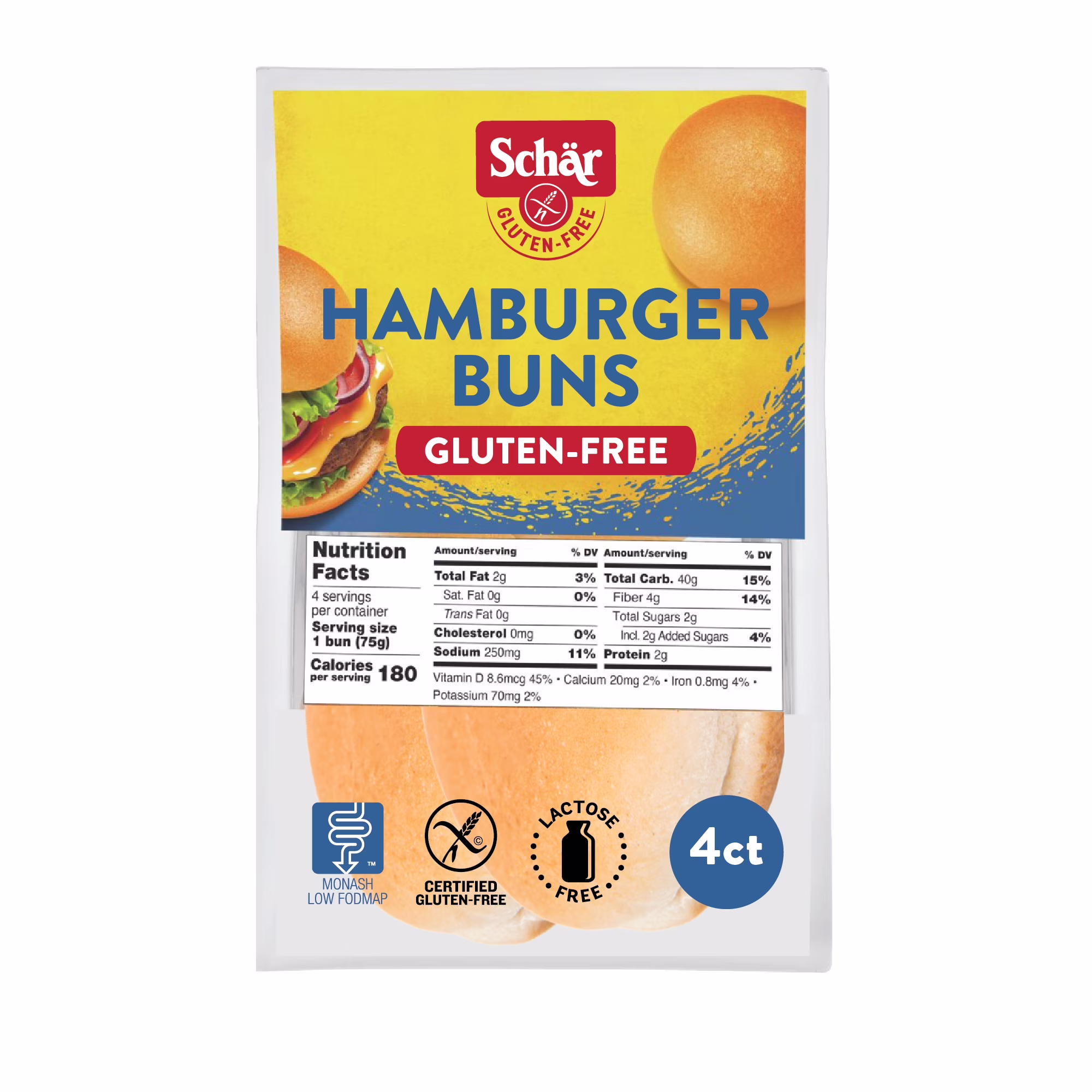 Schar Gluten Free Hamburger Buns