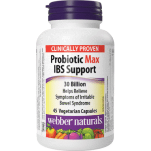 Webber Naturals Probiotic Max IBS Support 30 Billion