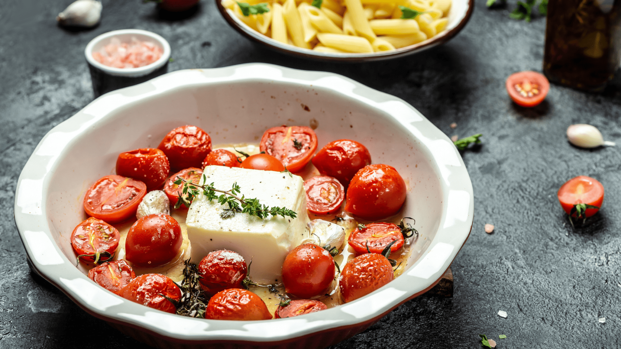 Gluten Free Baked Feta Pasta Recipe