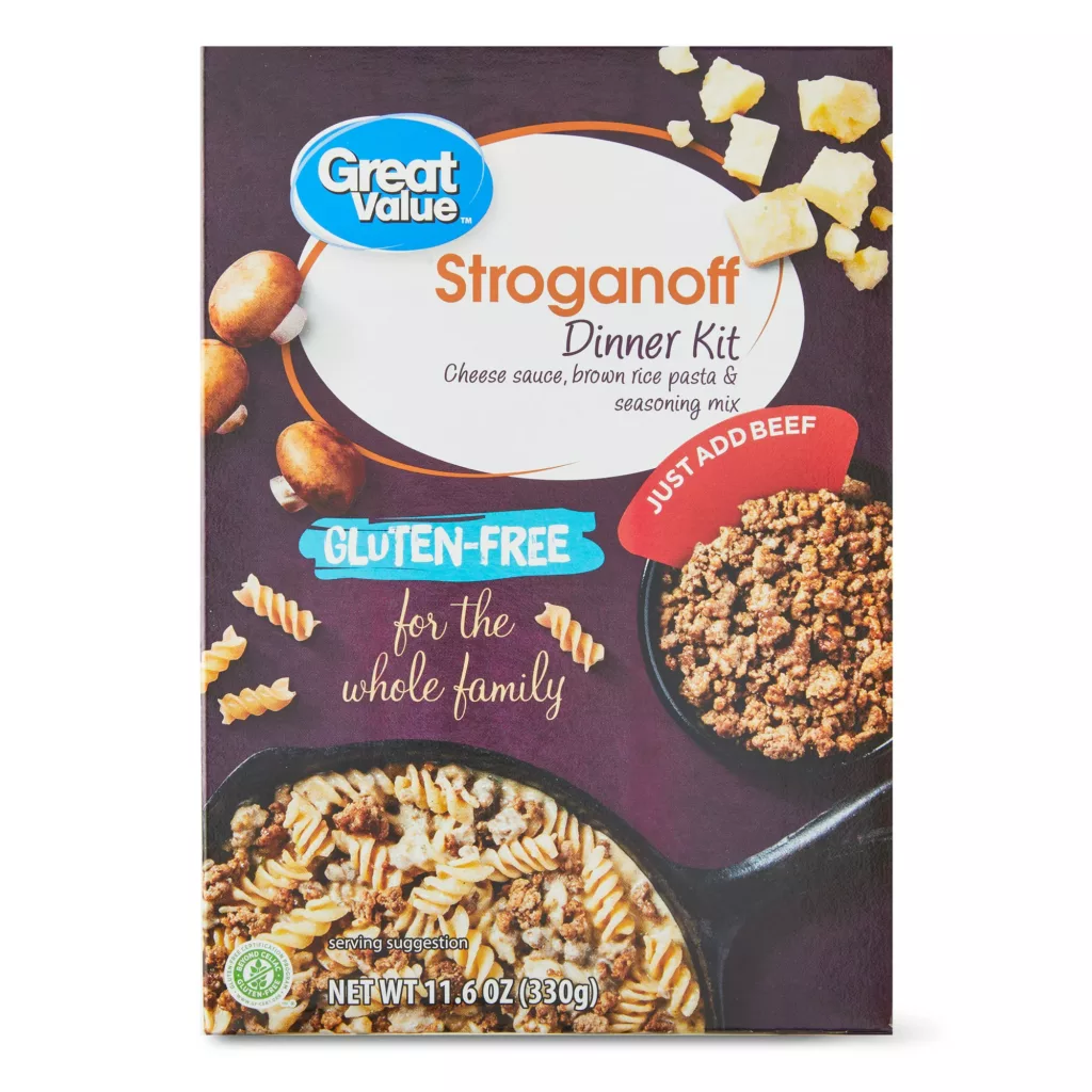 Great Value Gluten-Free Stroganoff Dinner Kit