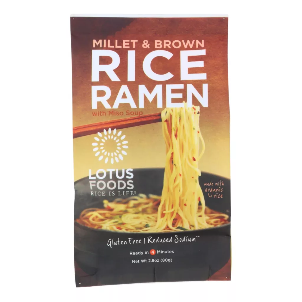 Lotus Foods Millet & Brown Rice Ramen With Miso Soup