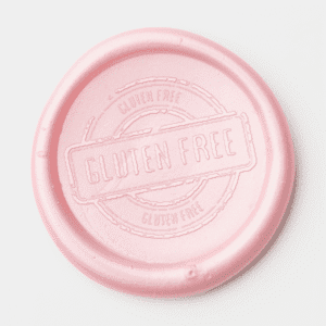 Gluten Free Stamp Wax Seal Sticker Blush