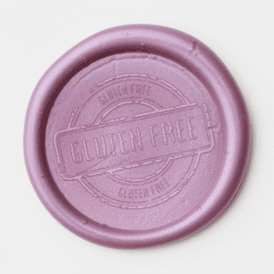 Gluten Free Stamp Wax Seal Sticker Patrician Purple