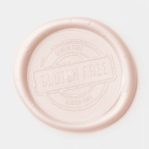 Gluten Free Stamp Wax Seal Sticker Pearl Blush