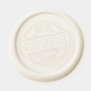 Gluten Free Stamp Wax Seal Sticker Pearl White