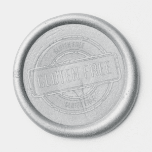 Gluten Free Stamp Wax Seal Sticker Silver