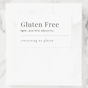 Gluten Free Sticker Labels - Definition of Gluten Free (Bag)