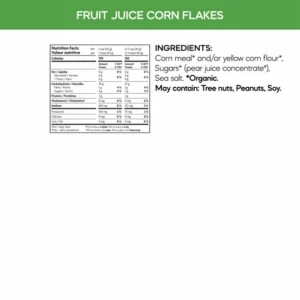 Fruit Juice Sweetened Corn Flakes Cereal Ingredients
