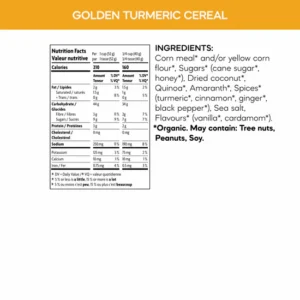 Golden Turmeric Gluten Free Cereal Ingredients