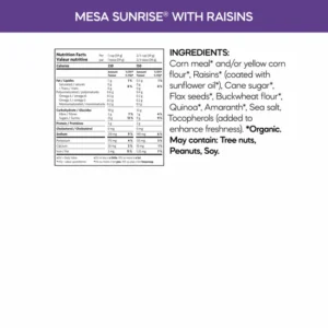 Organic Mesa Sunrise with Raisins Cereal Ingredients
