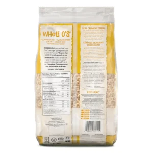 Organic Whole O'S Cereal Back