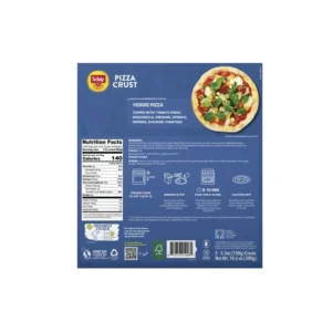 Schar Gluten Free Pizza Crust Box Back