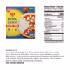 Schar Gluten Free Pizza Crust - Sourdough Italian Nutrition Facts