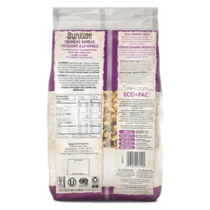 Sunrise Crunchy Vanilla Cereal Back
