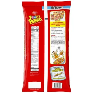 Fruity Pebbles Gluten Free Cereal Bag