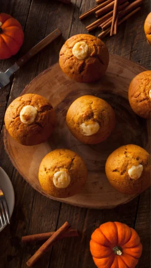 Gluten Free Duinkerken Pumpkin Spice Muffins