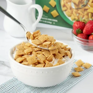 Great Value Oven Toasted Corn Squares Cereal Bowl