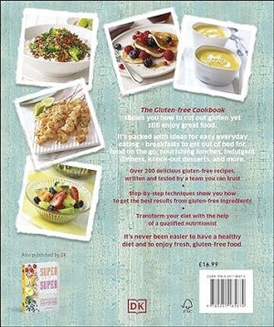 The Gluten Free Cookbook Back by Fiona Hunter