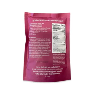 gfJules Gluten Free Muffin Mix Back