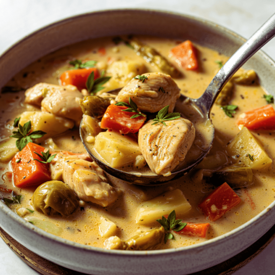 Gluten Free Creamy Chicken Stew Recipe