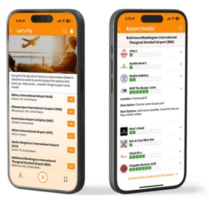 Gluten Dude App Airports