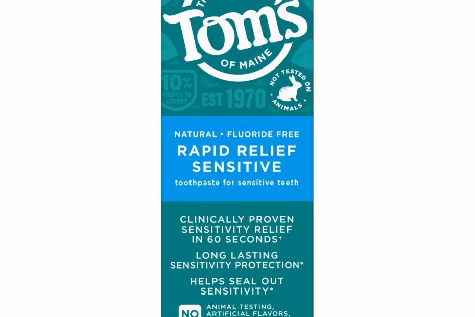 Tom’s of Maine Rapid Relief Sensitive Toothpaste