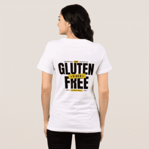 Zazzle Gluten Free Vibes - Celiac Disease Awareness 2025 T-Shirt (Back Full)