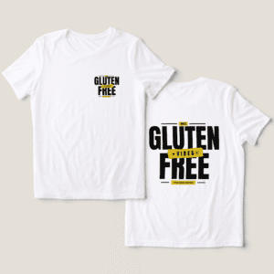 Zazzle Gluten Free Vibes - Celiac Disease Awareness 2025 T-Shirt (Design Front & Back)