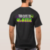 Zazzle Too Cute to Gluten - Gluten Free Dark Tees (Back)