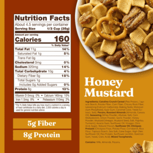 Catalina Crunch Honey Mustard Snack Mix Nutrition Facts