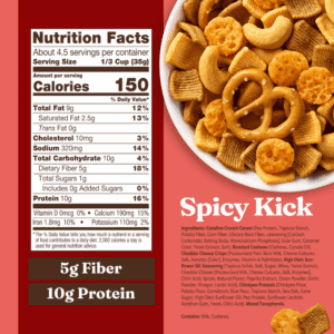 Catalina Crunch Spicy Kick Snack Mix Nutrition Facts