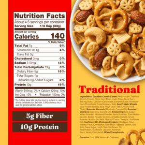 Catalina Crunch Traditional Snack Mix Nutrition Facts