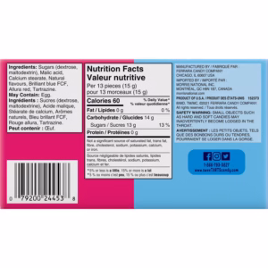 Sweetarts Original Gluten Free Back