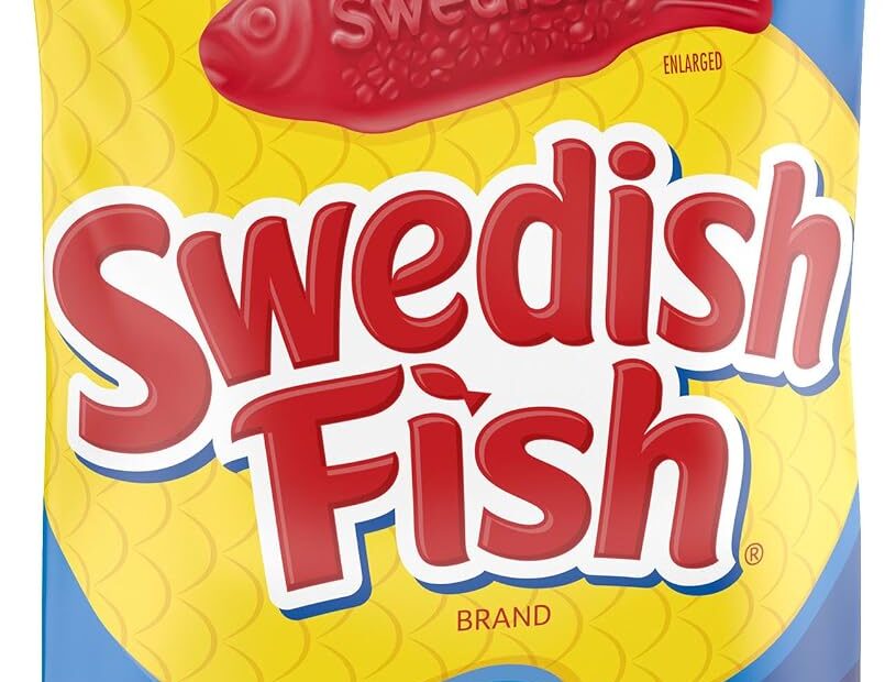 Soft Chewy Swedish Fish candy