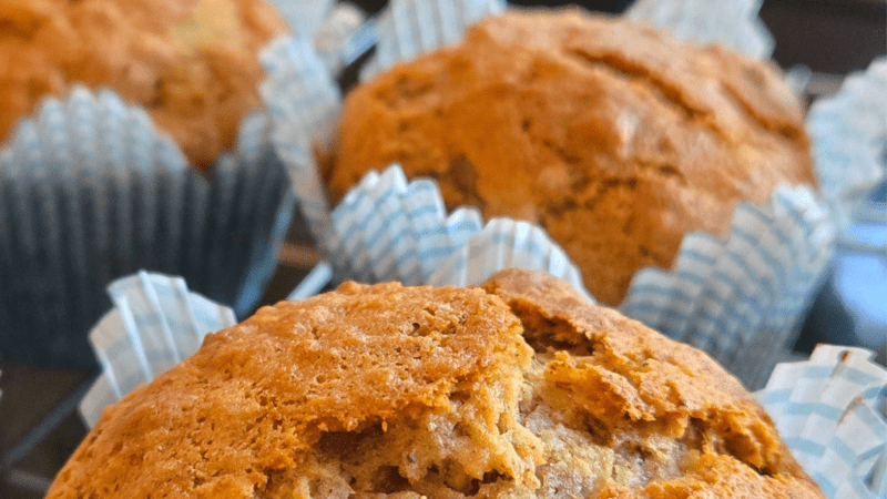 Gluten Free Banana Walnut Muffins Recipe