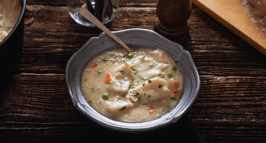 Gluten Free Chicken and Dumplings Recipe Feature