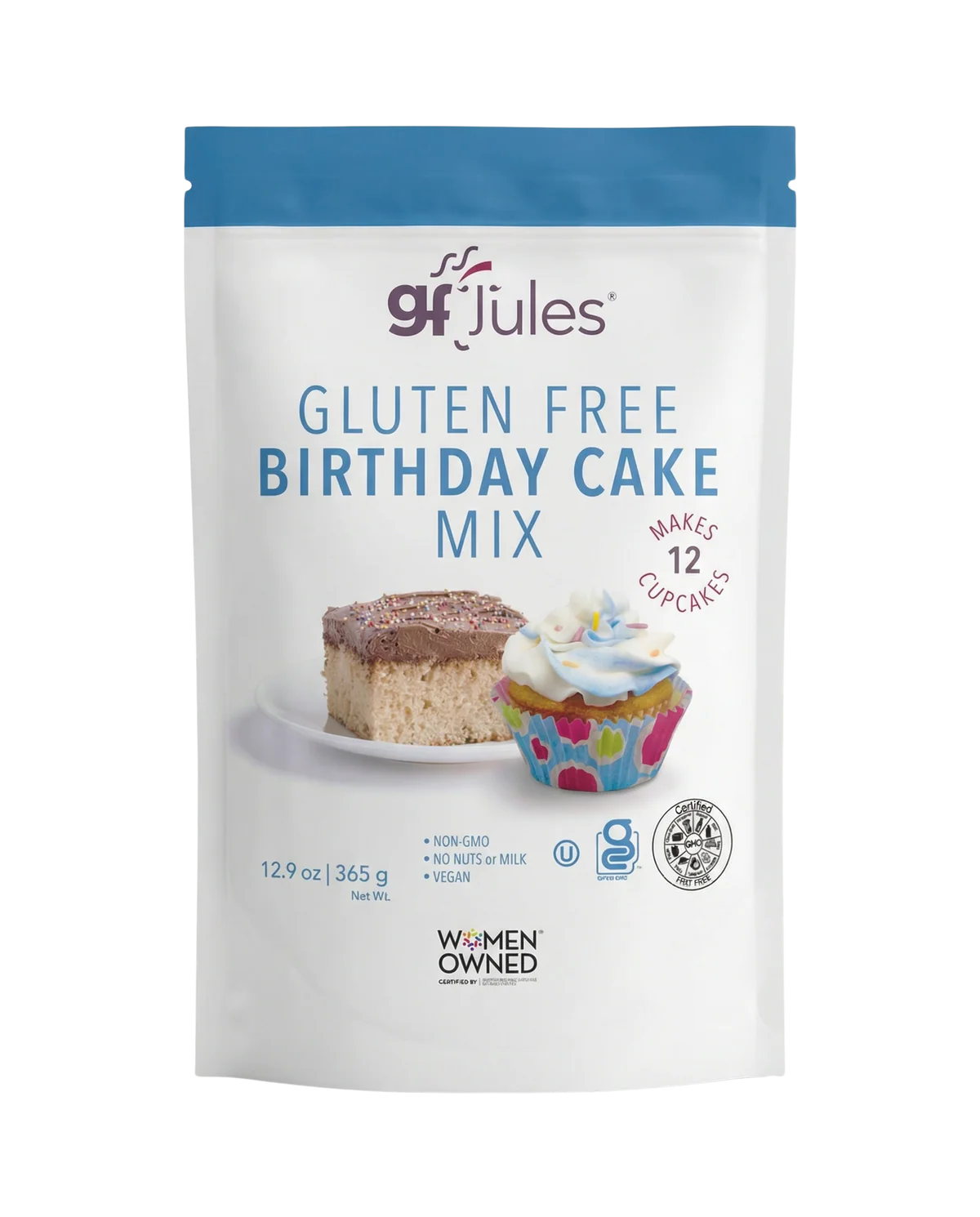 gfJules Gluten Free Birthday Cake Mix
